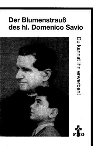 "Der Blumenstrauß des hl. Domenico Savio"
