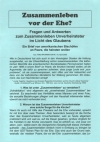 "Zusammenleben vor der Ehe?" US-Hirtenbrief